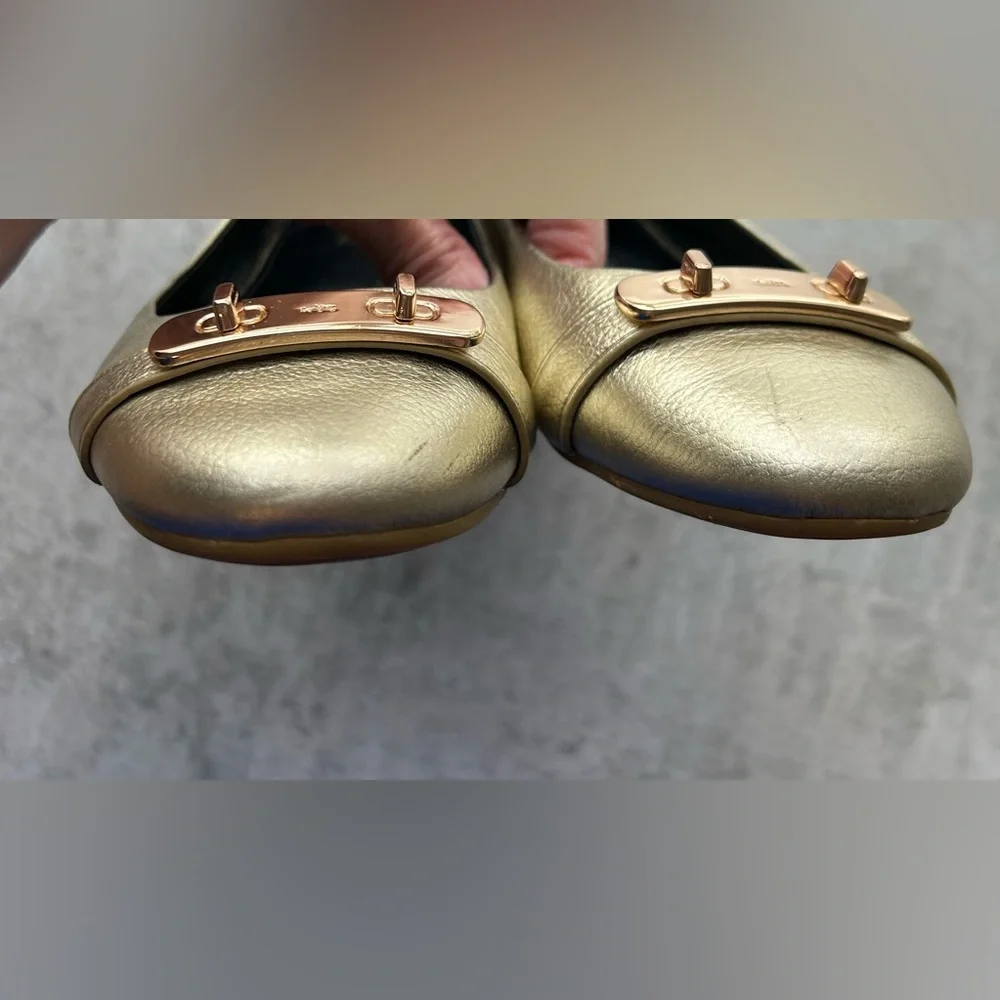 Coach Merilyn Platinum Ballet Flats - Picture 8 of 10